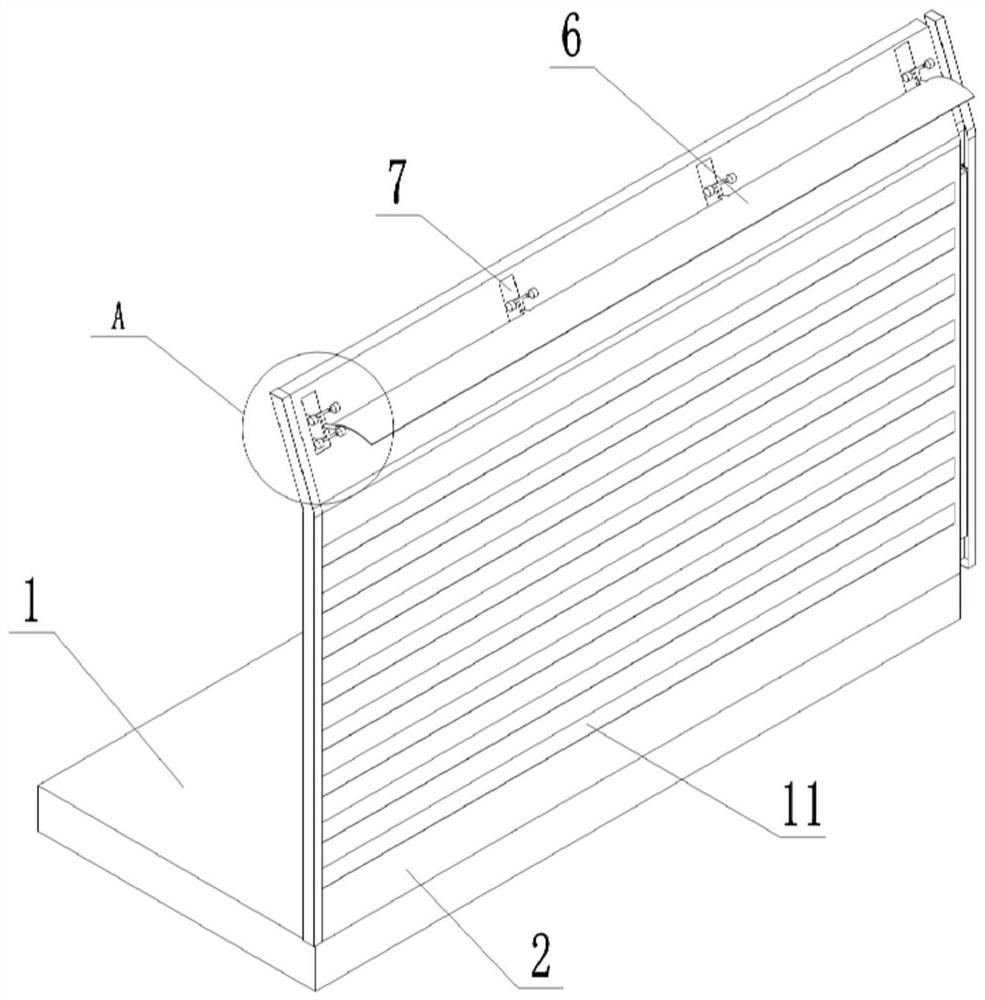 Single-side wind-proof and sound-proof barrier device for bridge