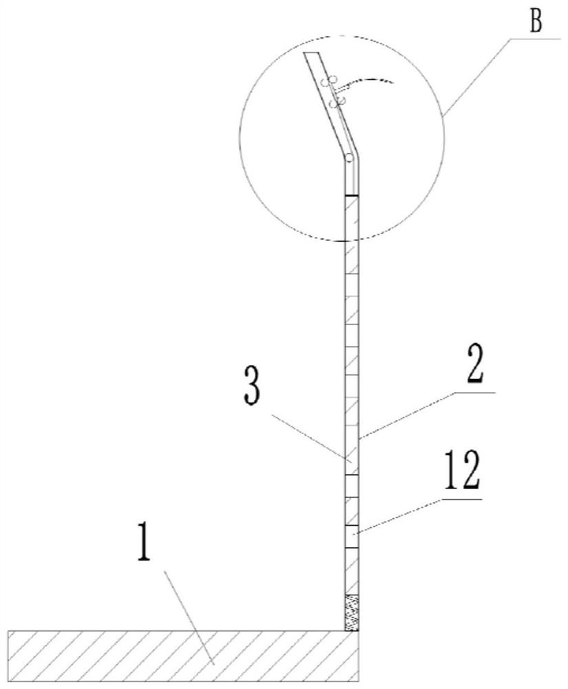 Single-side wind-proof and sound-proof barrier device for bridge