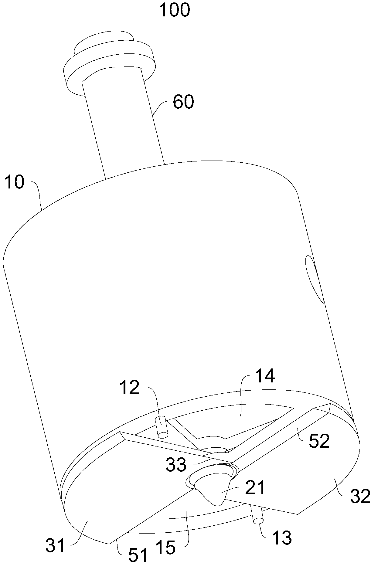 Drill barrel device and drilling machine