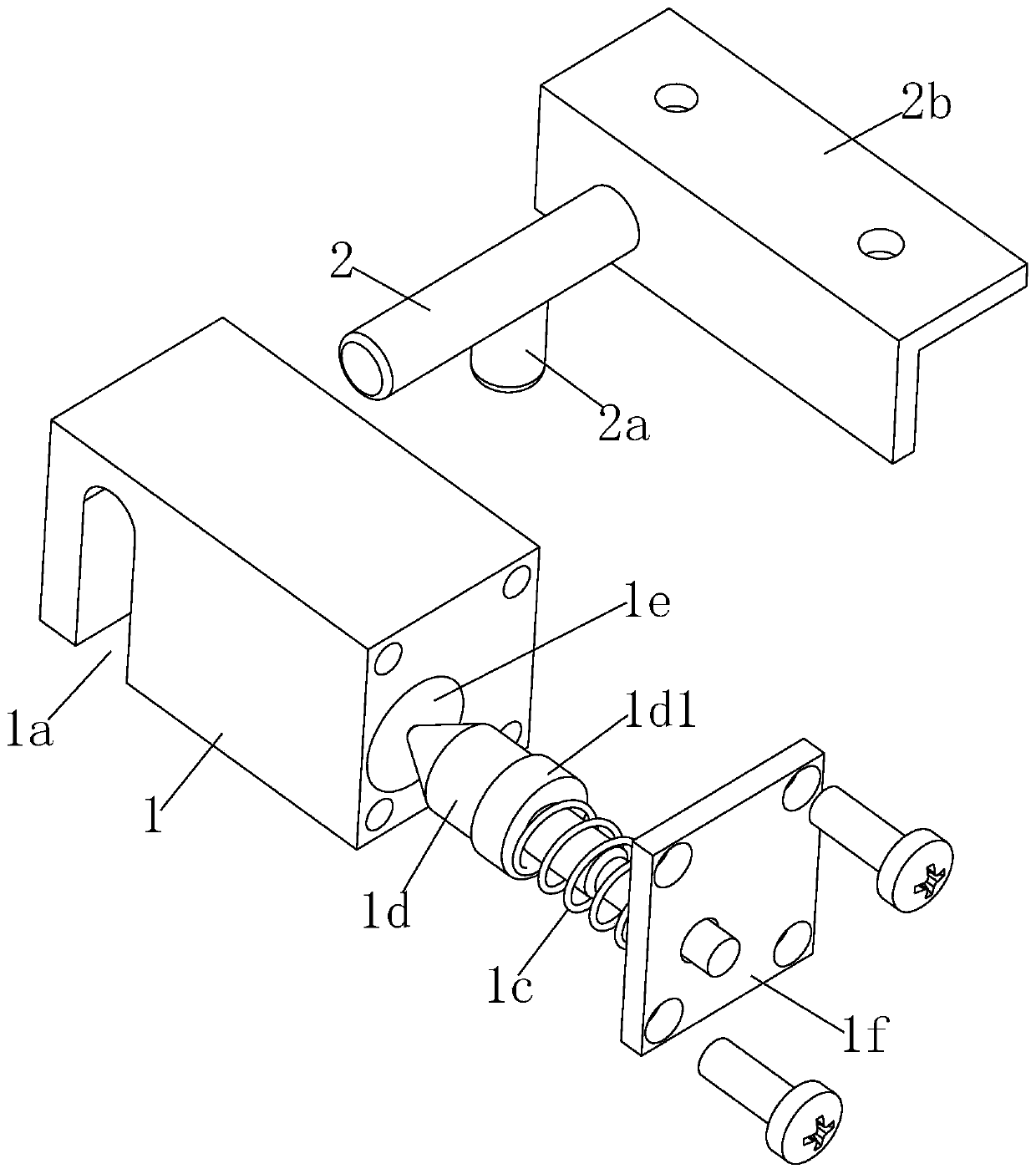 Two-way opening and closing door