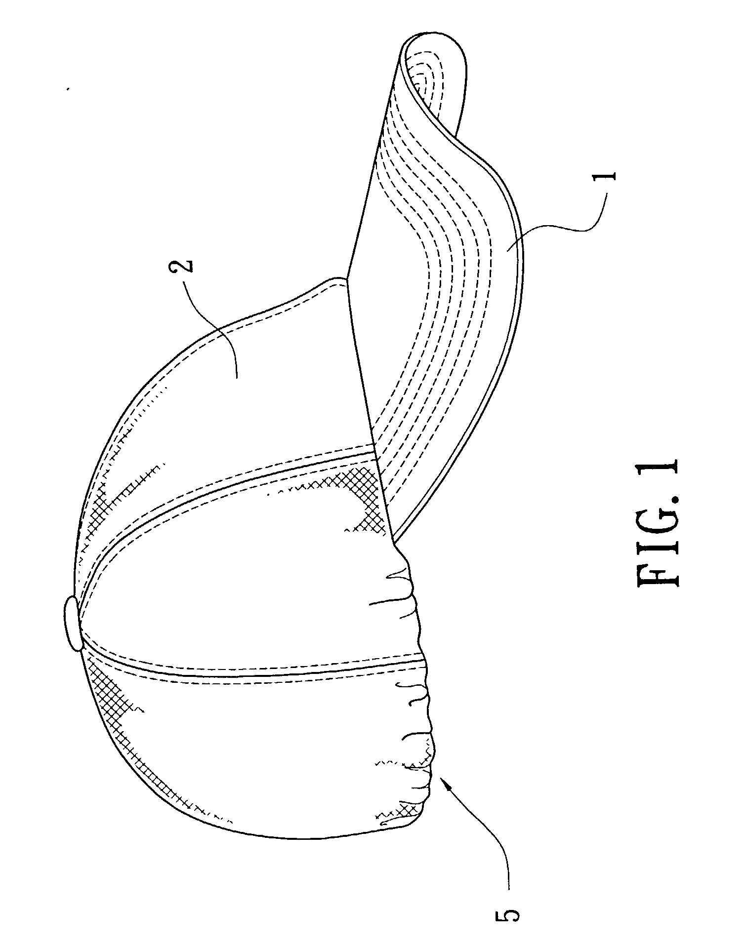 Adjustable cap seamed with silicon tape(s)