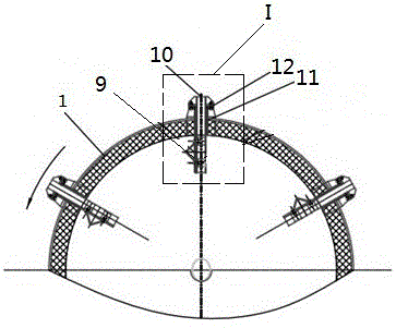 A method for decarburization of carbon-containing gold ore by raising material, adjusting wind, supplementing heat, roasting