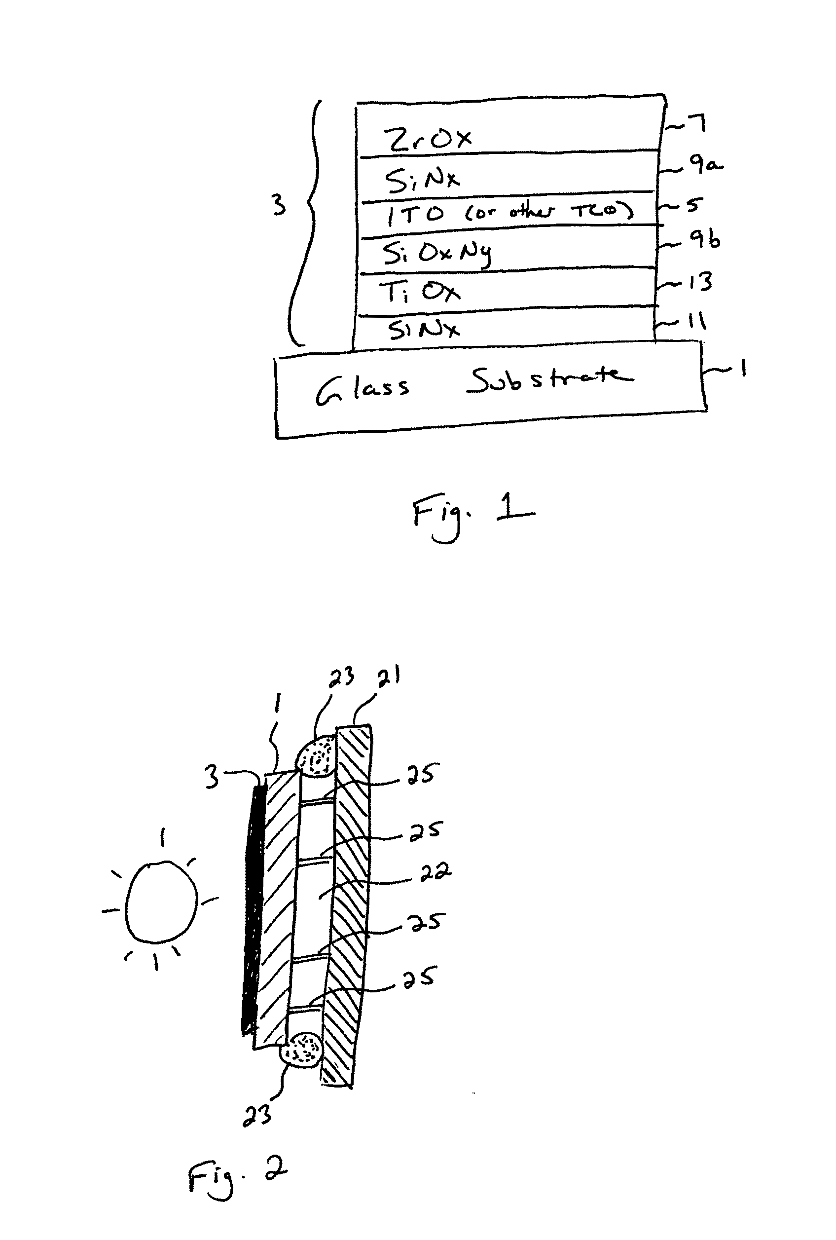 Articles including anticondensation coatings and/or methods of making the same