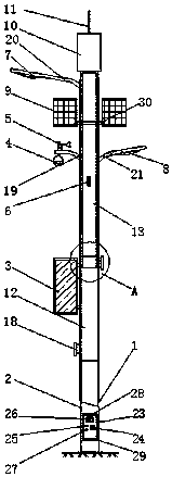 Intelligent shared lamp pole based on Internet of Things