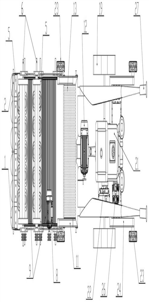 Small self-propelled rhizoma corydalis harvester