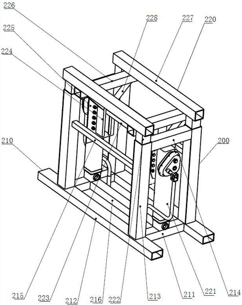 Auxiliary tool for front-and-back semitrailer tank base fixed-position welding and using method