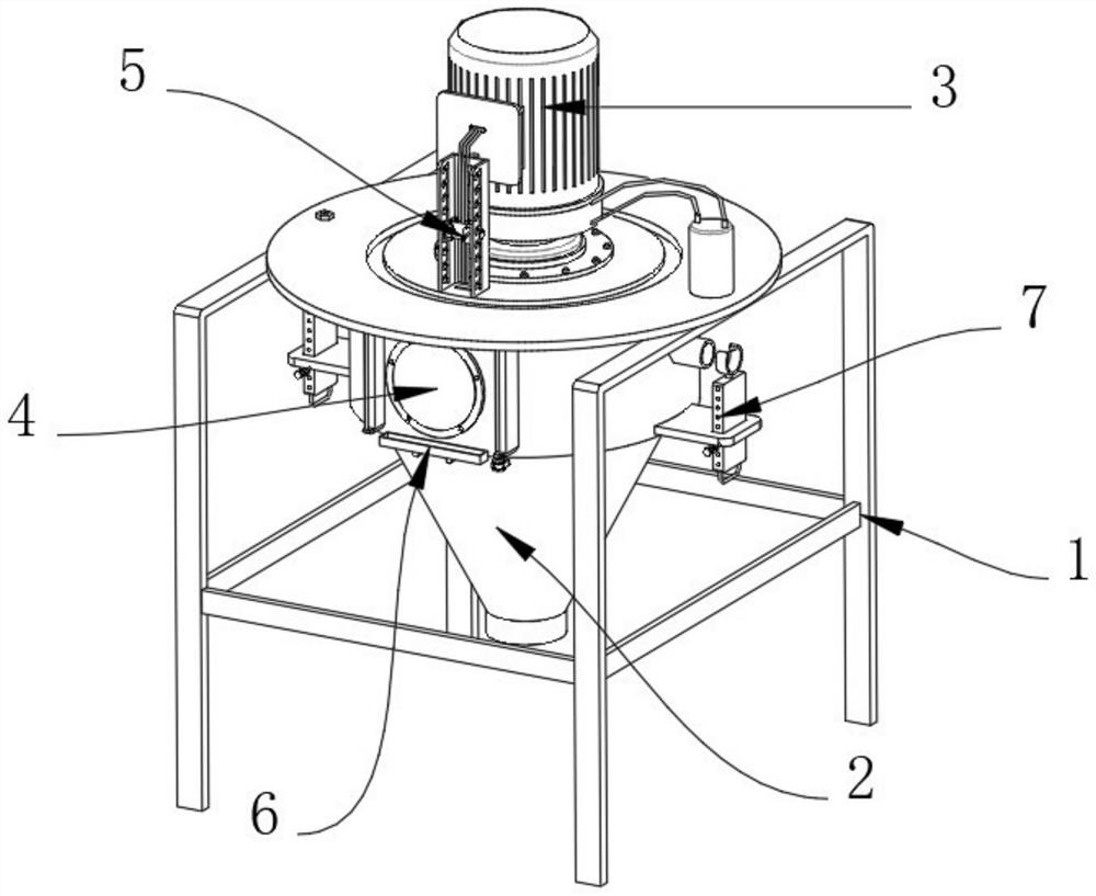 Rotary atomizer applied to new energy electrode material drying