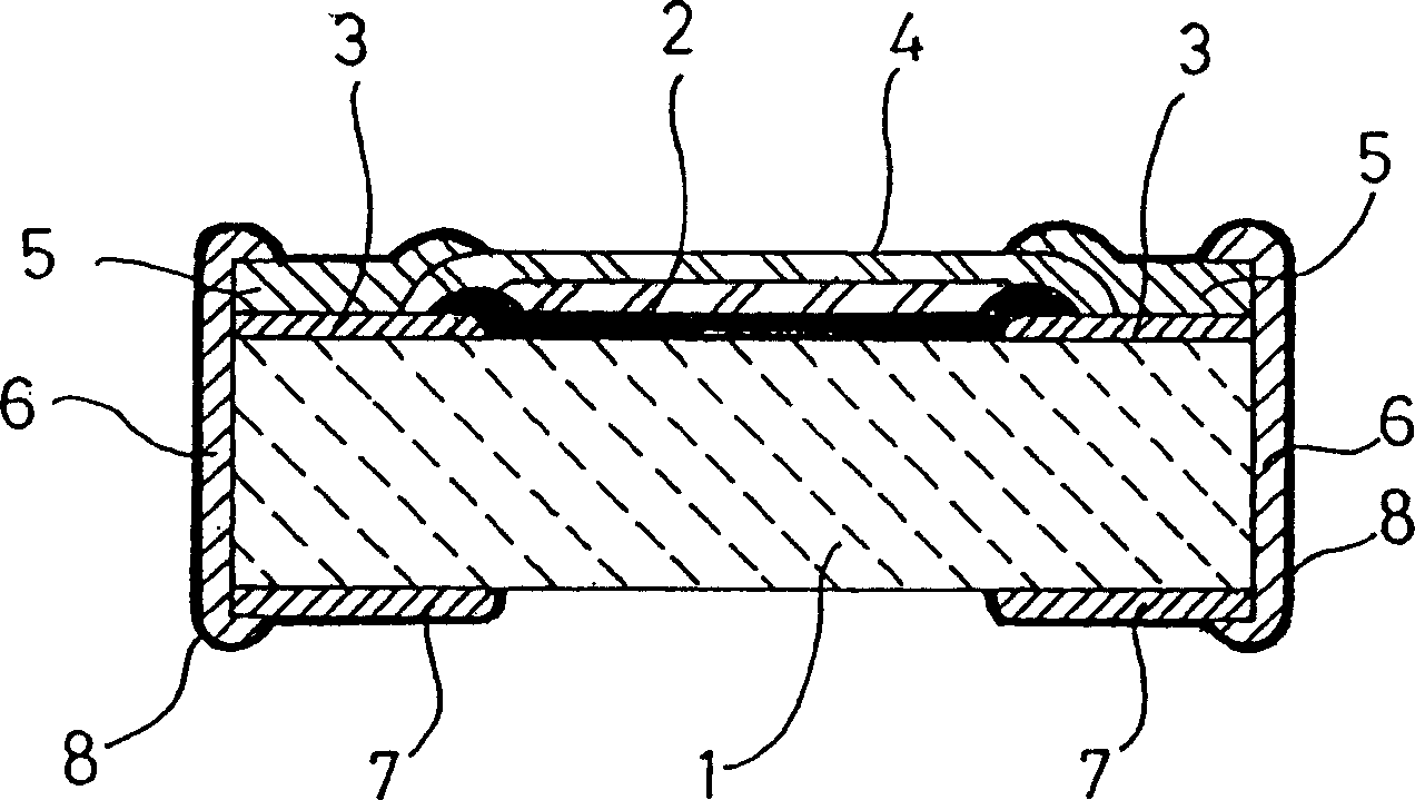 Chip resistor and method for producing the same