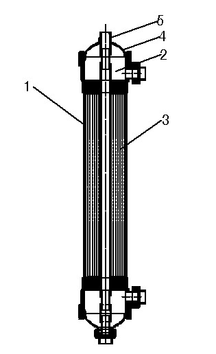 Upper sealing head structure of fiber ultrafiltration membrane