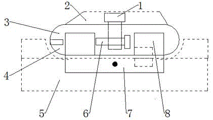 Autonomous underwater vehicle and docking device thereof