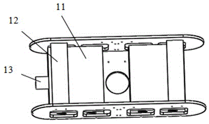 Autonomous underwater vehicle and docking device thereof