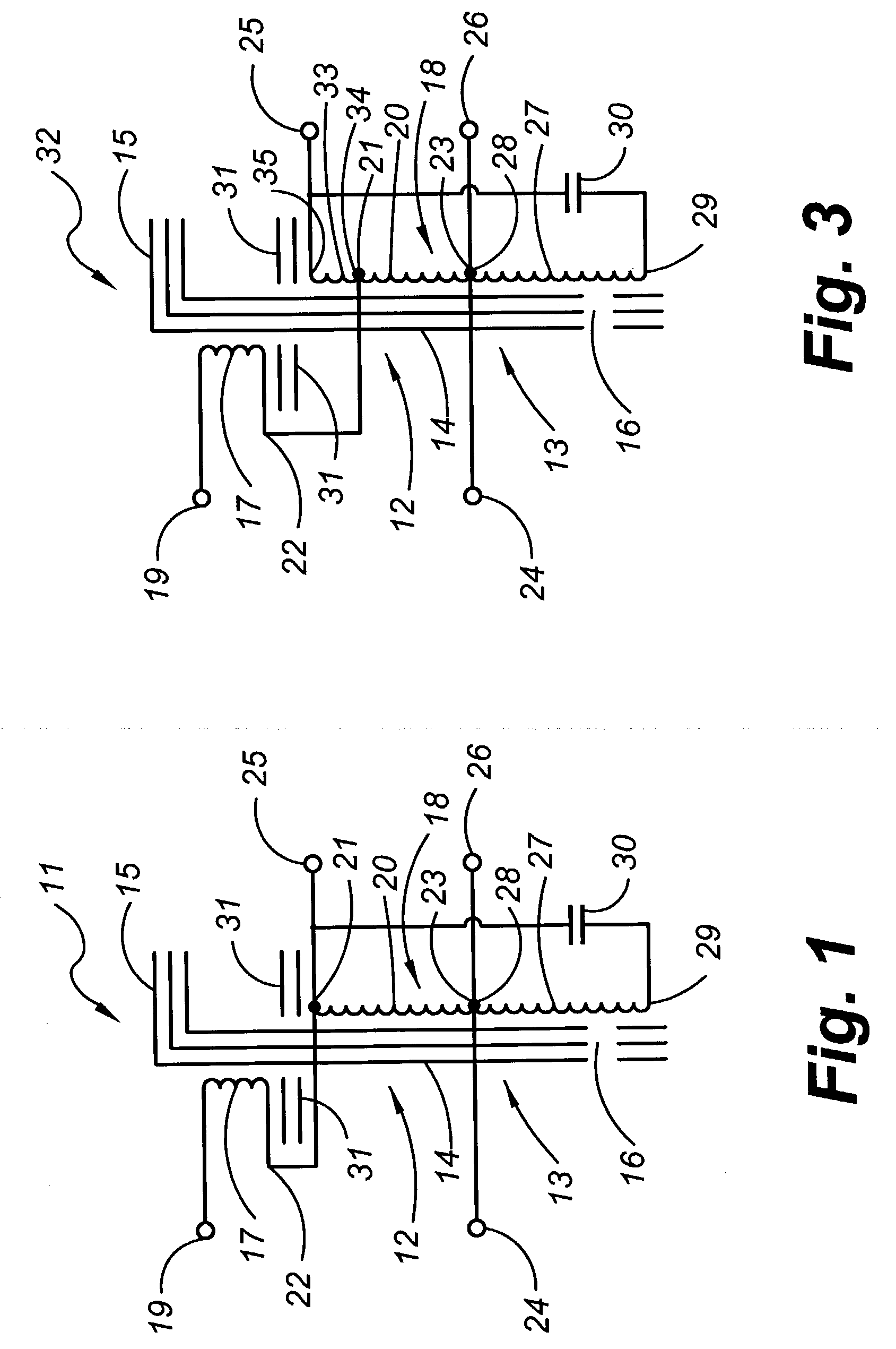 Harmonic filtering circuit with special transformer