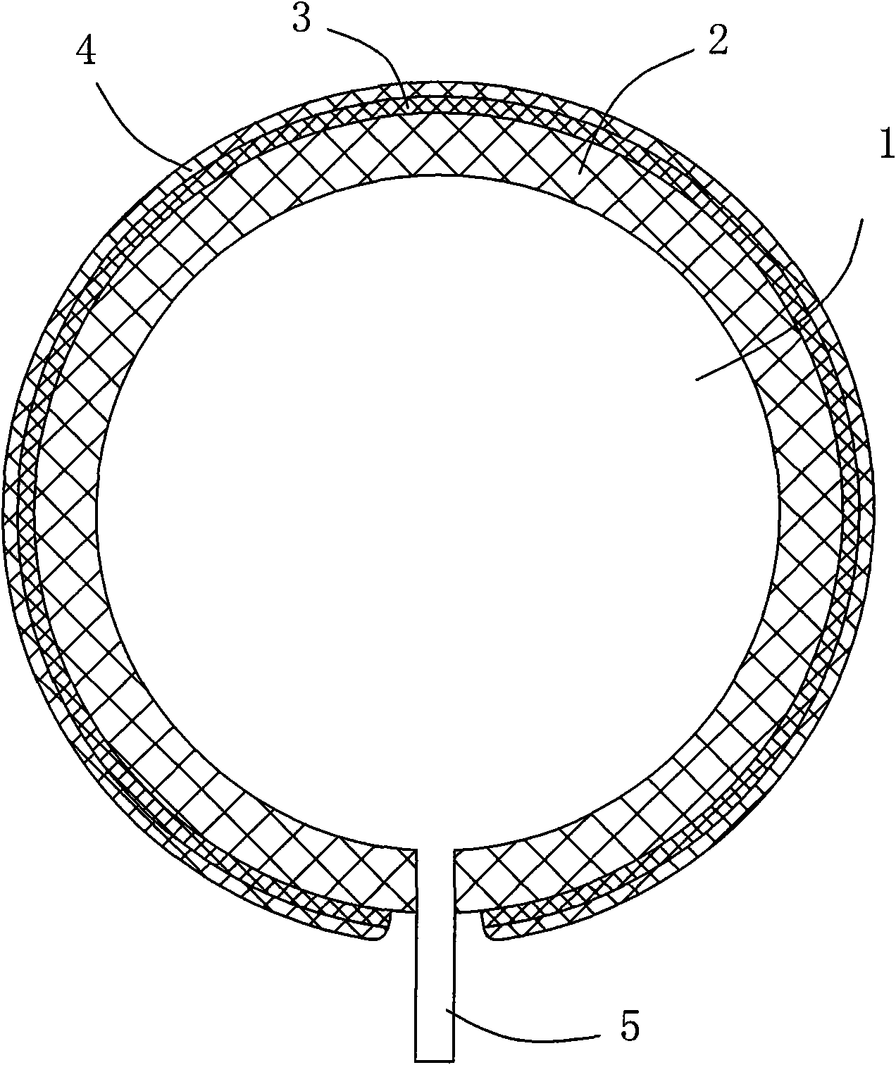 Polyimide film externally coated with metal conductive layer and preparation method thereof