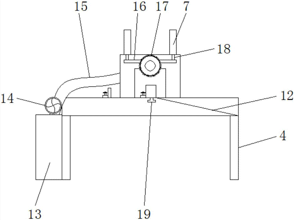 Slicing machine facilitating fixing for bamboo wood processing