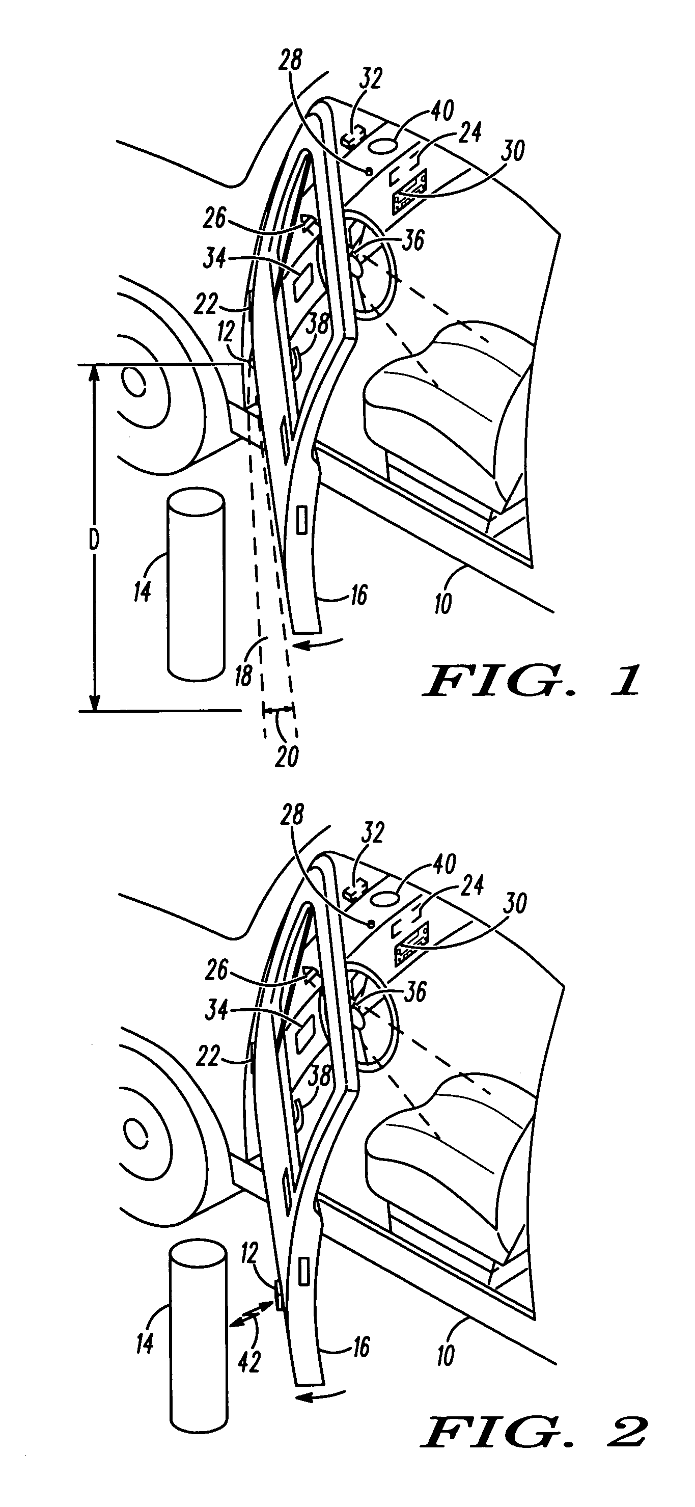 Sensor system for vehicle door