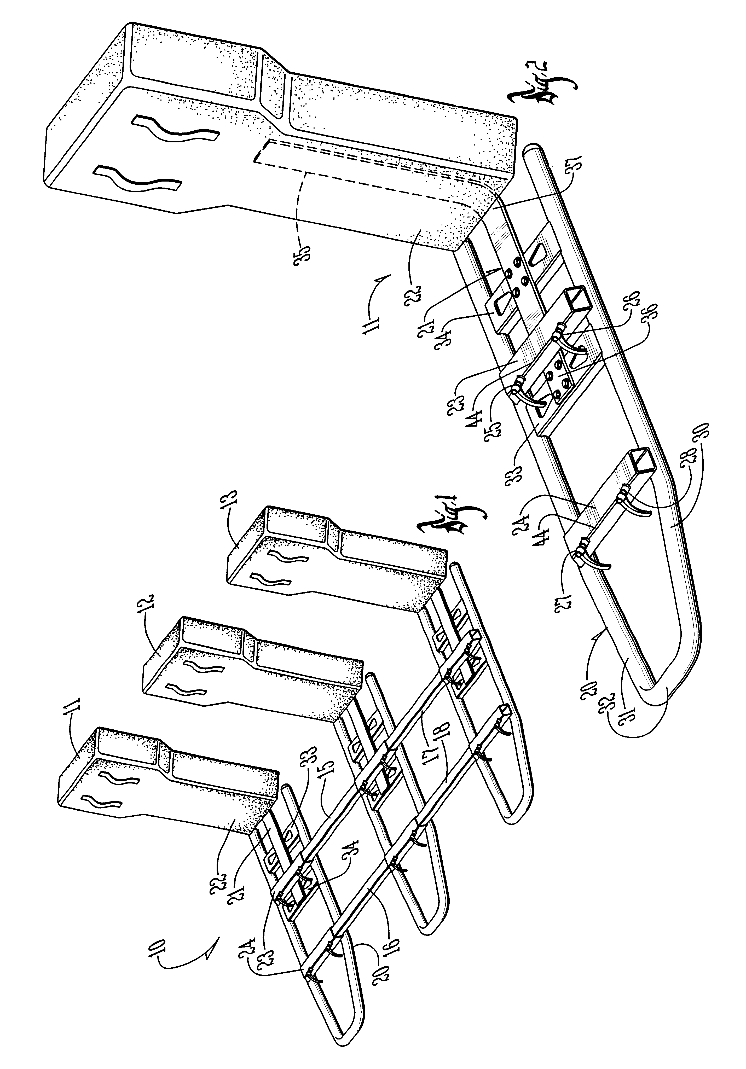 Connecting blocking sled