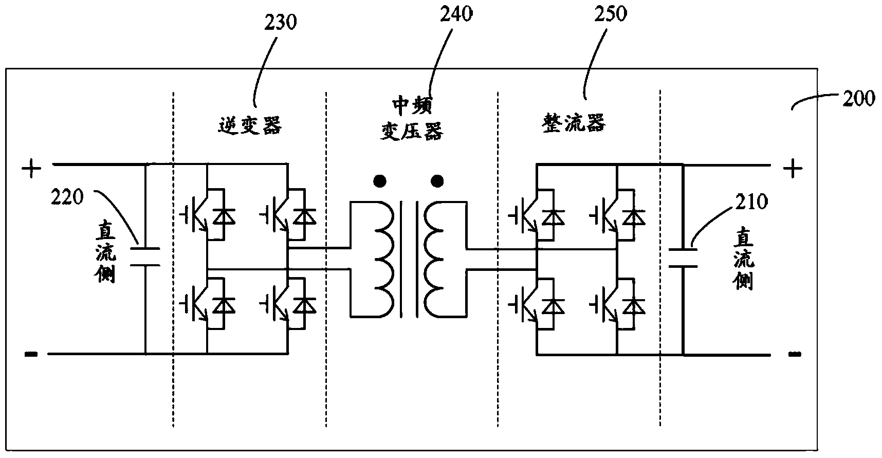 Single-phase power electronic transformer