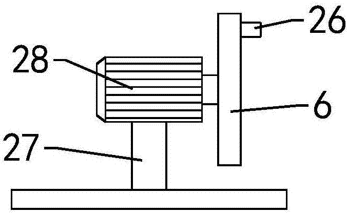 Ground dust falling device for construction site