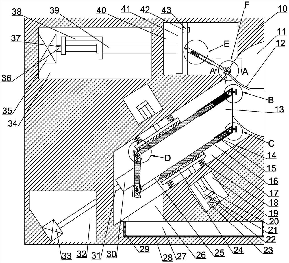 Defecation device for lateral position rehabilitation patient