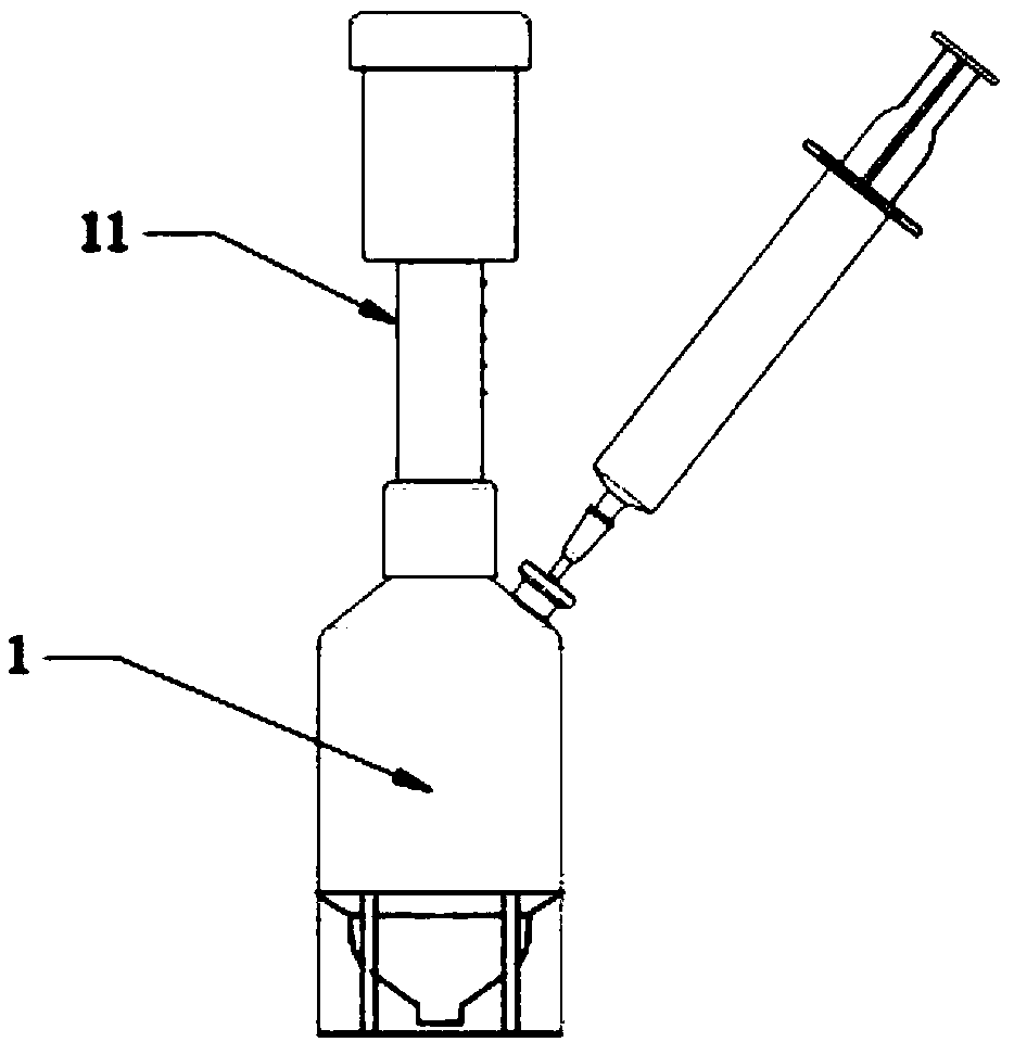 Culture bottle with indicating device