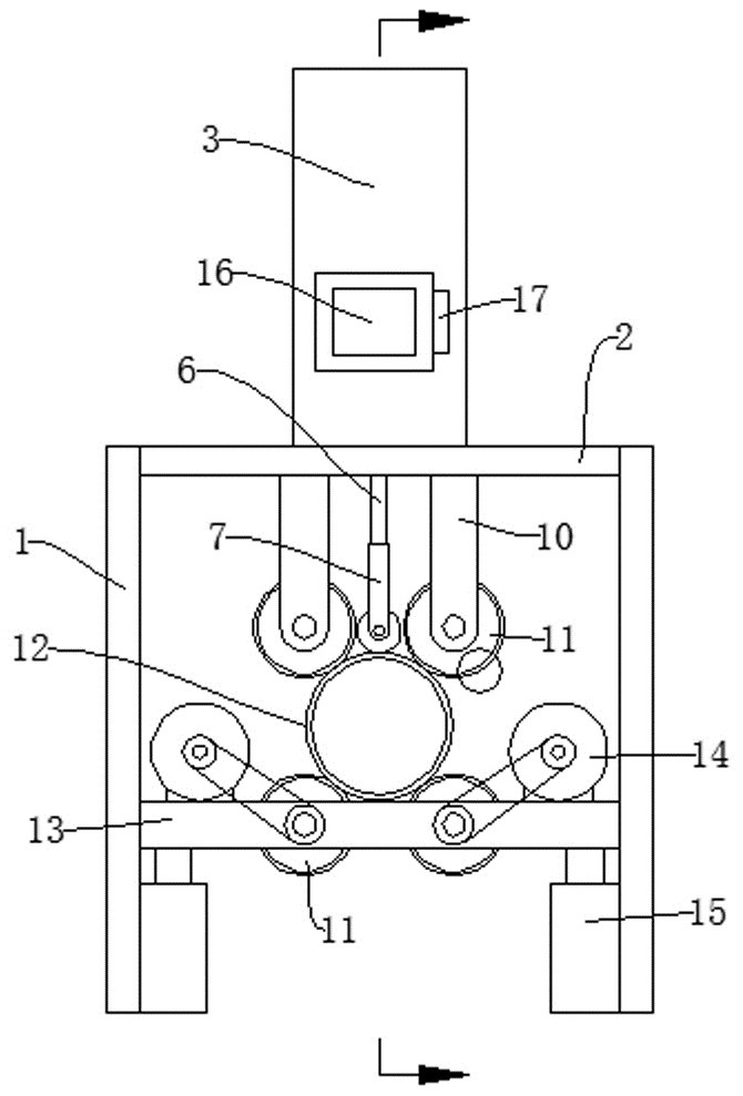 Pantograph sliding plate airway cutting device and cutting method thereof