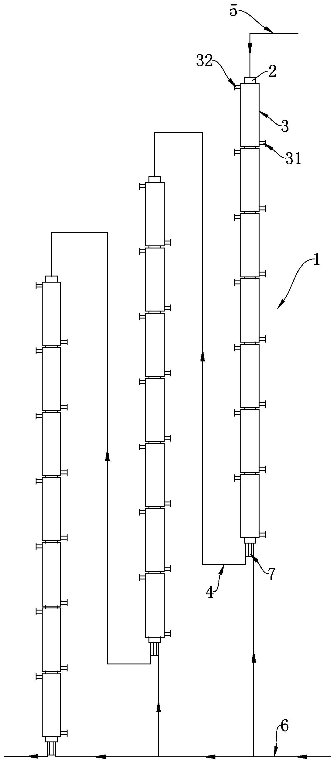 Continuous production method and continuous production equipment for 3, 4-dichloro-trifluorotoluene