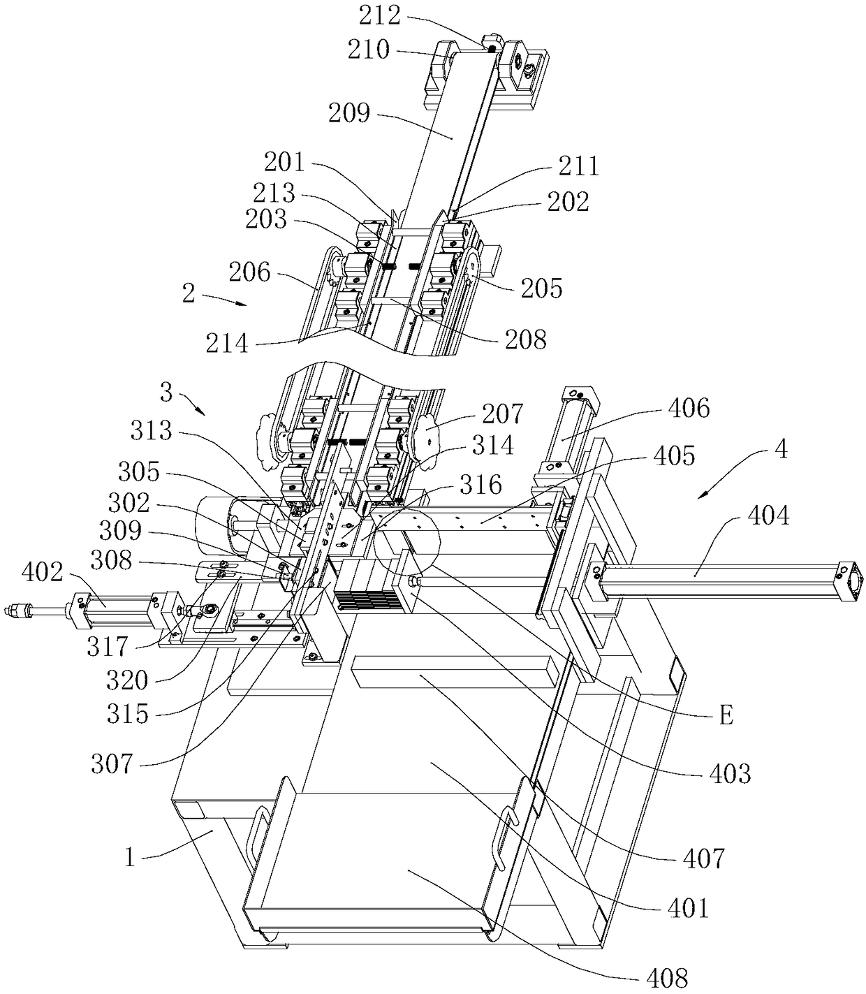 Stamping product collection device with folding device and folding method