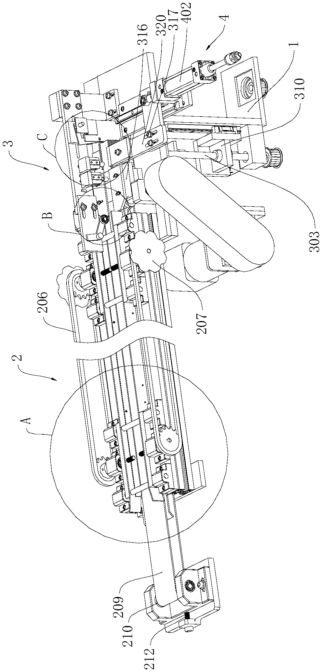 Stamping product collection device with folding device and folding method