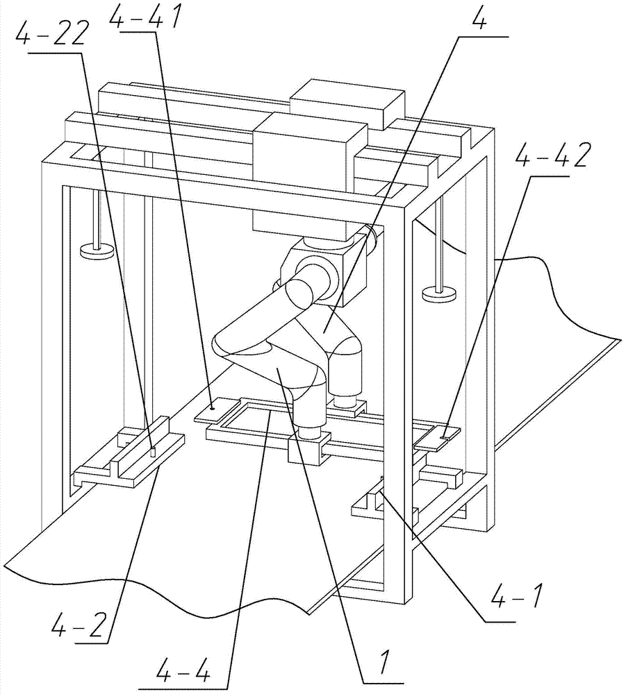 Robot printing sample-making system