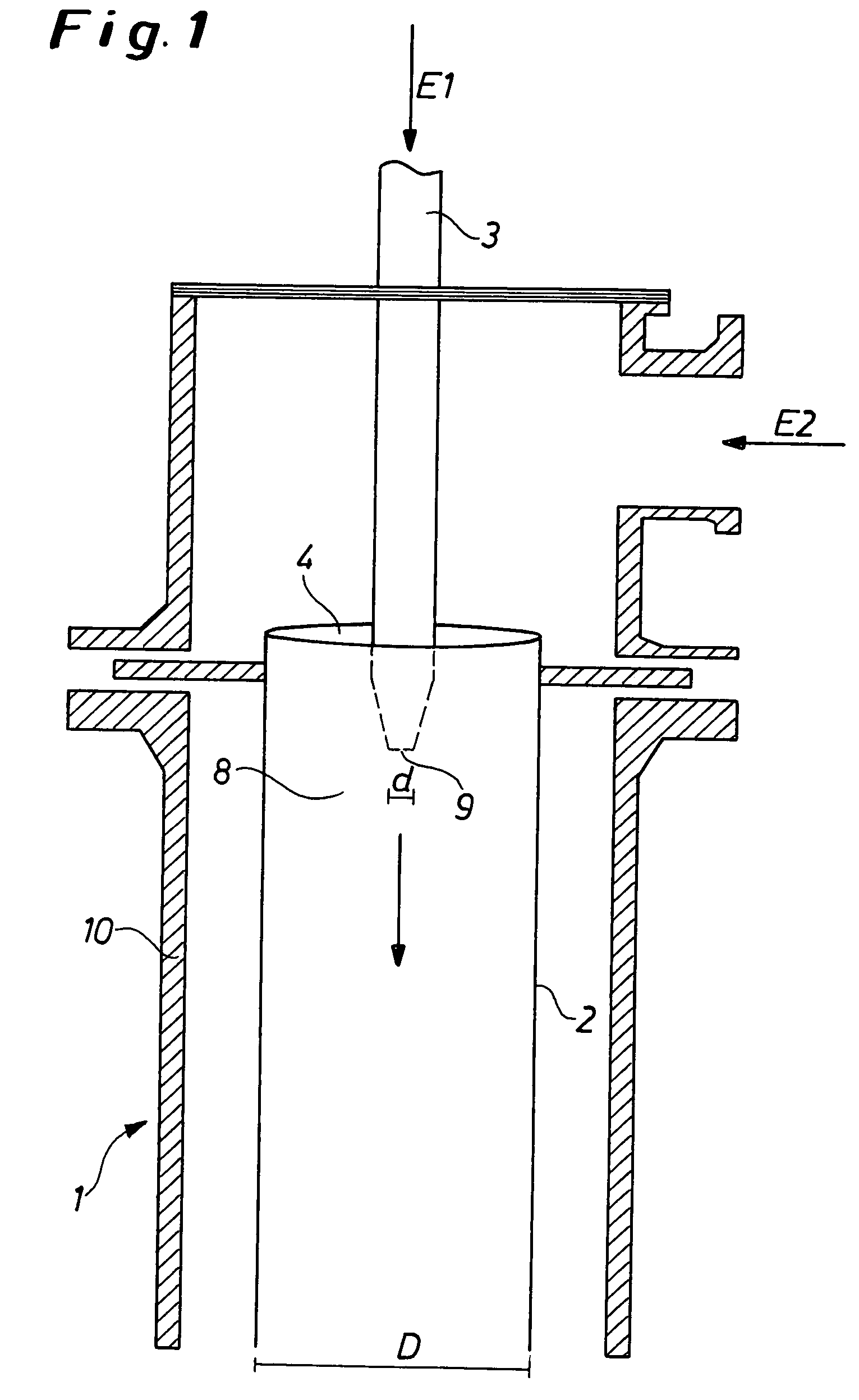 Process for the manufacture of (poly-)isocyanates in the gas phase