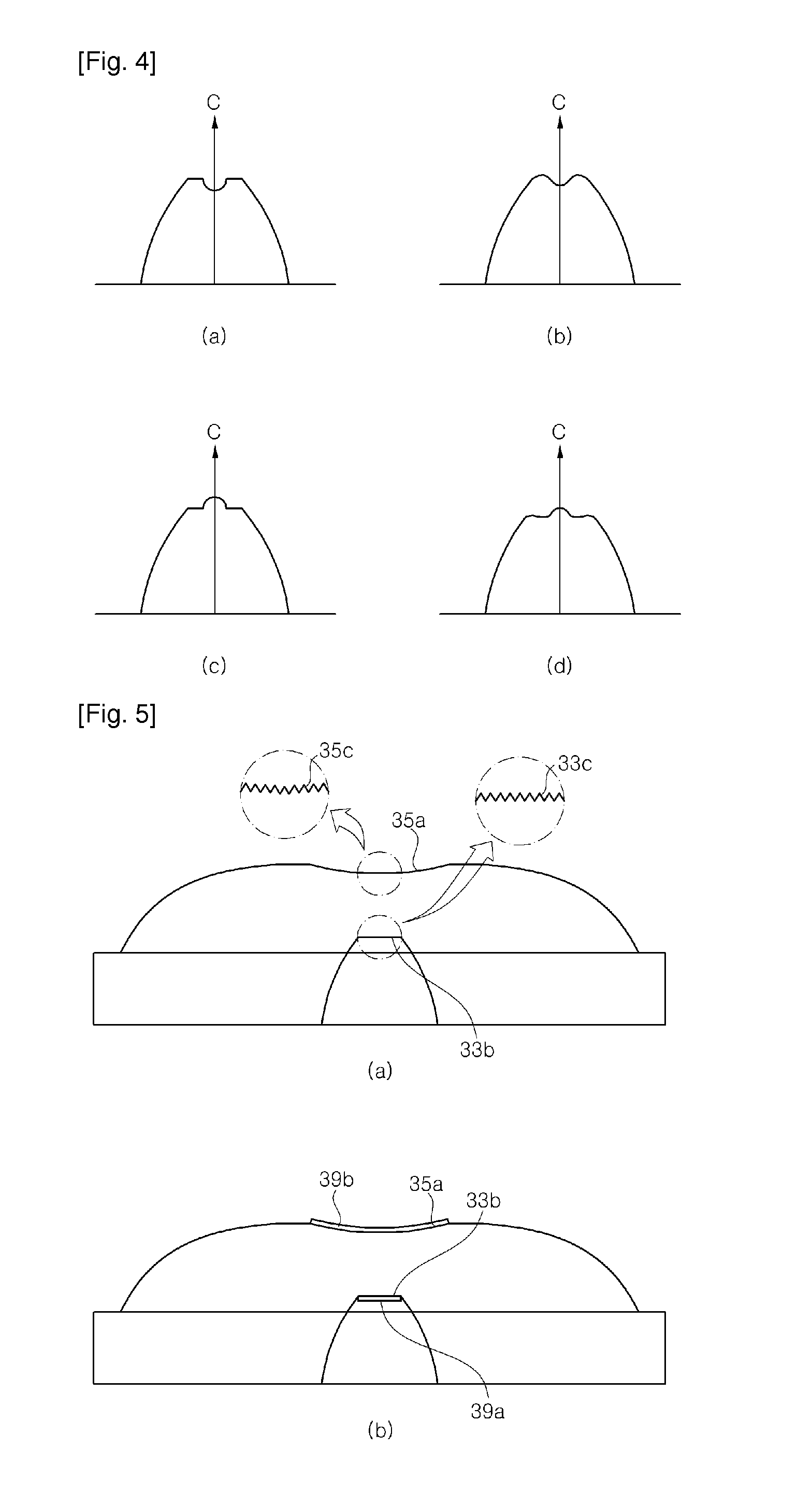 Light emitting module and lens