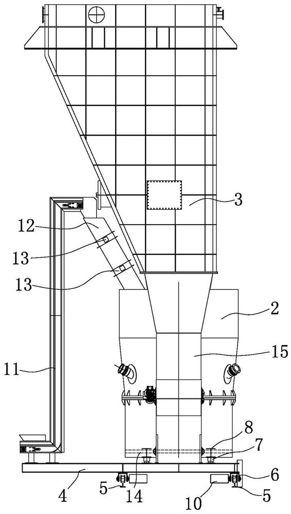 Incinerator waste slag plasma treatment device