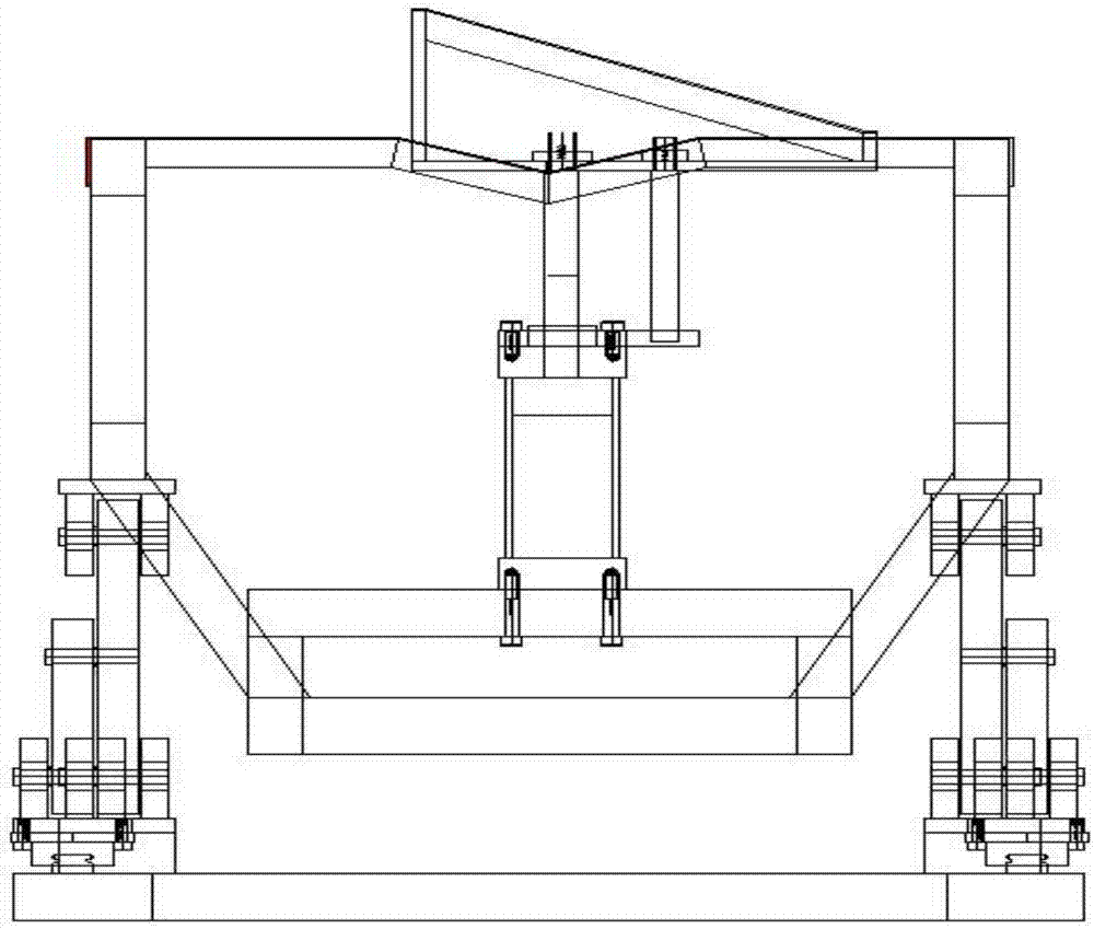 A turn-over device applied to a pipe turn-over frame