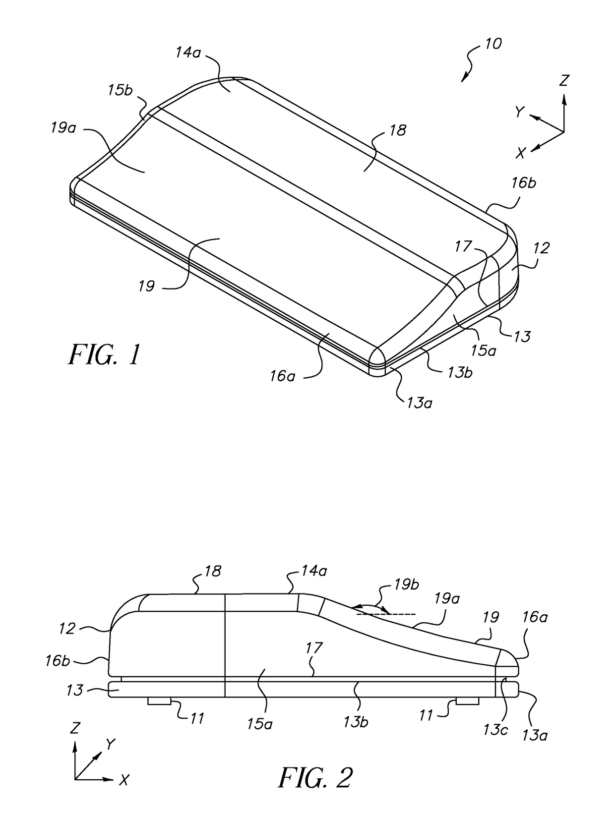 Device for applying stimulation to the foot or feet of a person