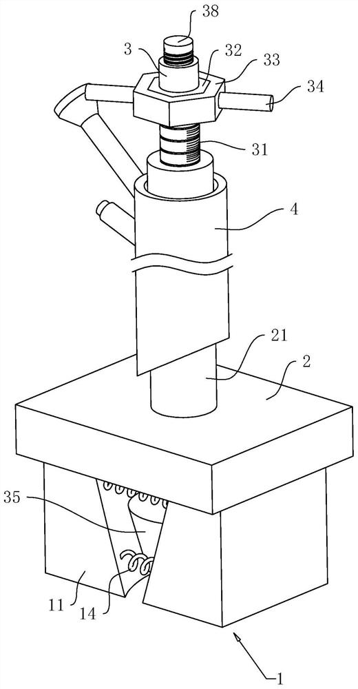 Trial model of an expandable intervertebral fusion device