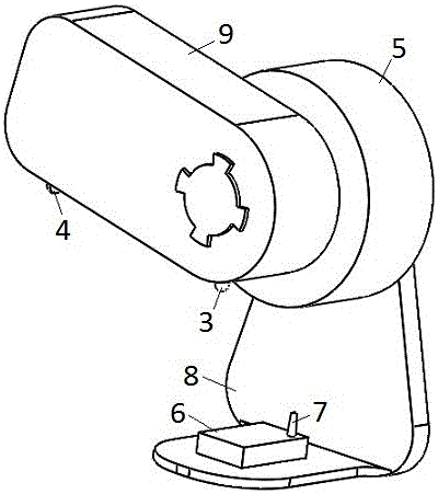 Intelligent building inclination detecting and early-warning device and detecting method