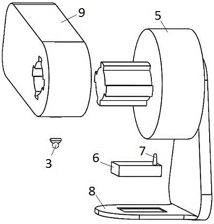 Intelligent building inclination detecting and early-warning device and detecting method