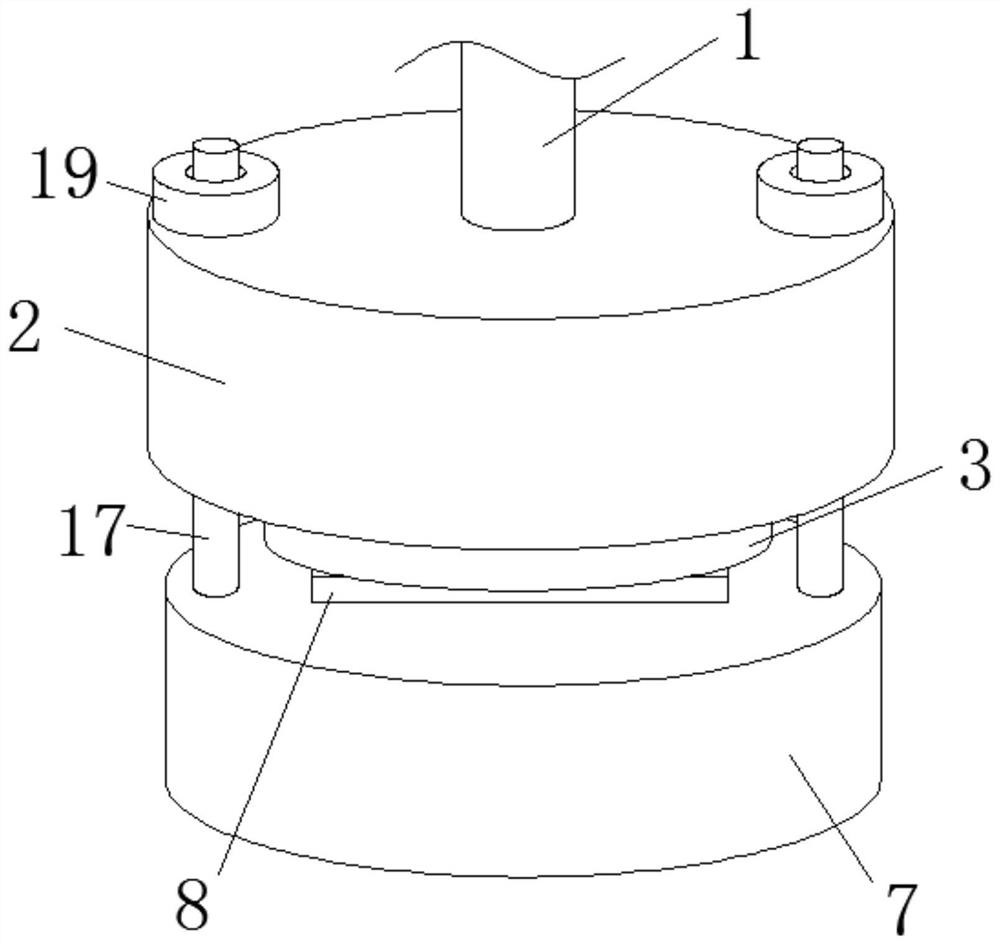 Water quality monitoring sampling device with anti-blocking function