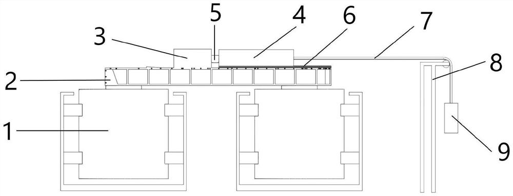 Variable mass vibration test device