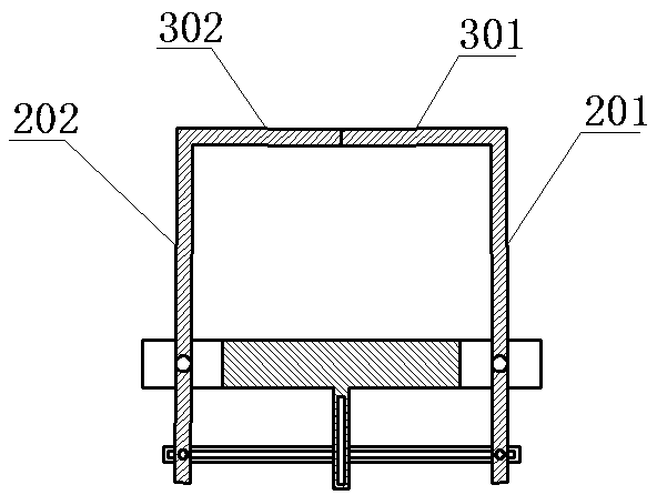 Method for sweeping rubbish in opening-widening stretchy mode