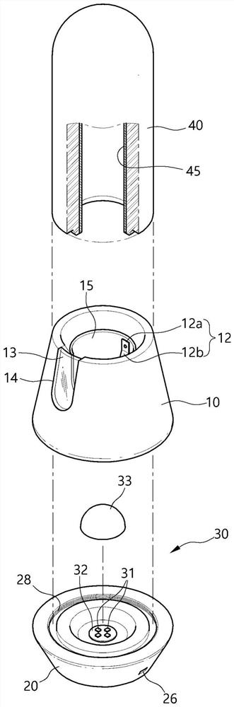 Sterilization device for nail clippers