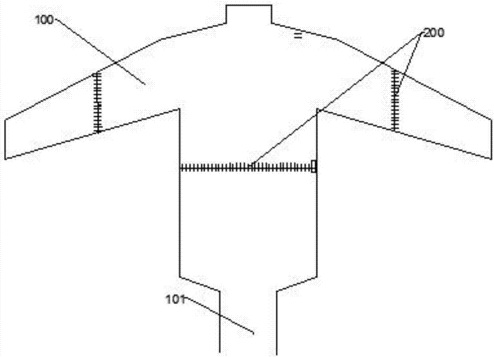 Clothes supporting device and fast clothes dryer with the clothes supporting device