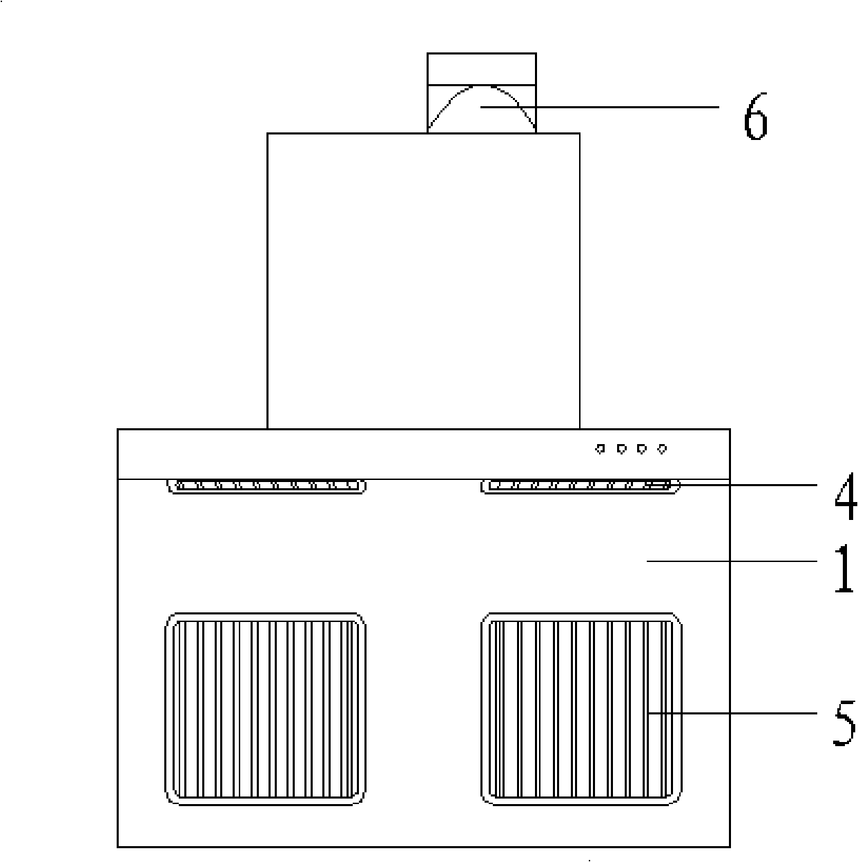 Side-absorption ventilator