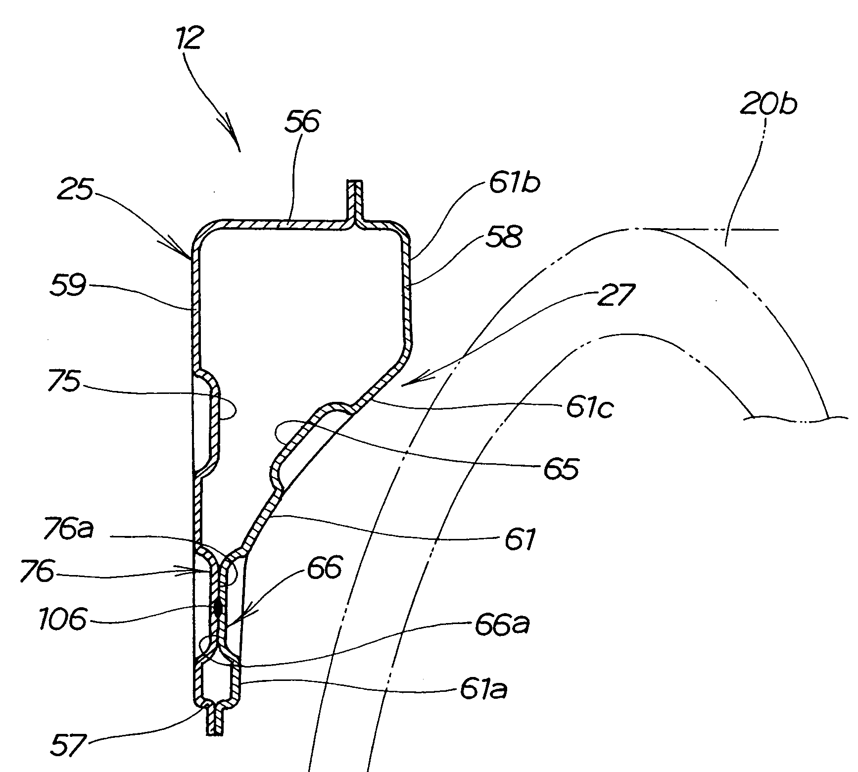 Vehicle front body structure