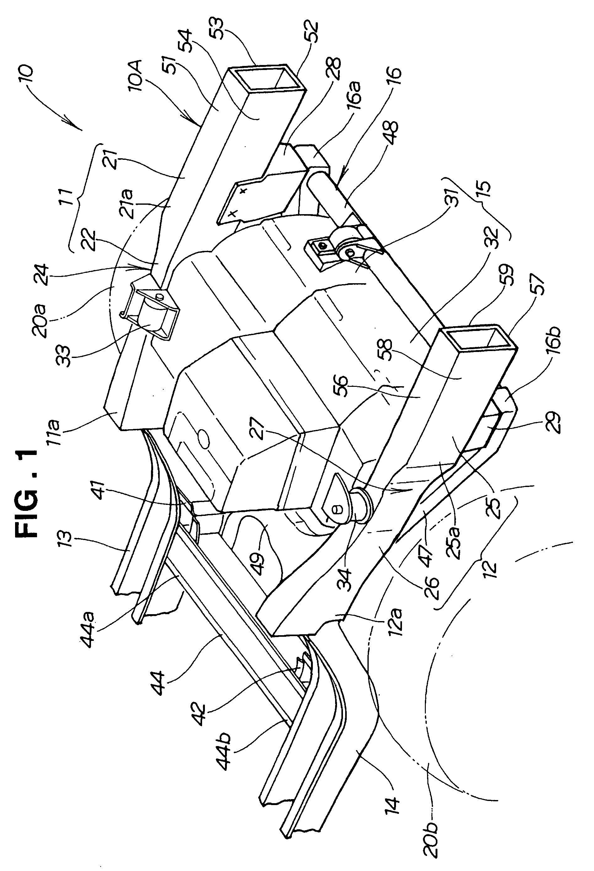 Vehicle front body structure