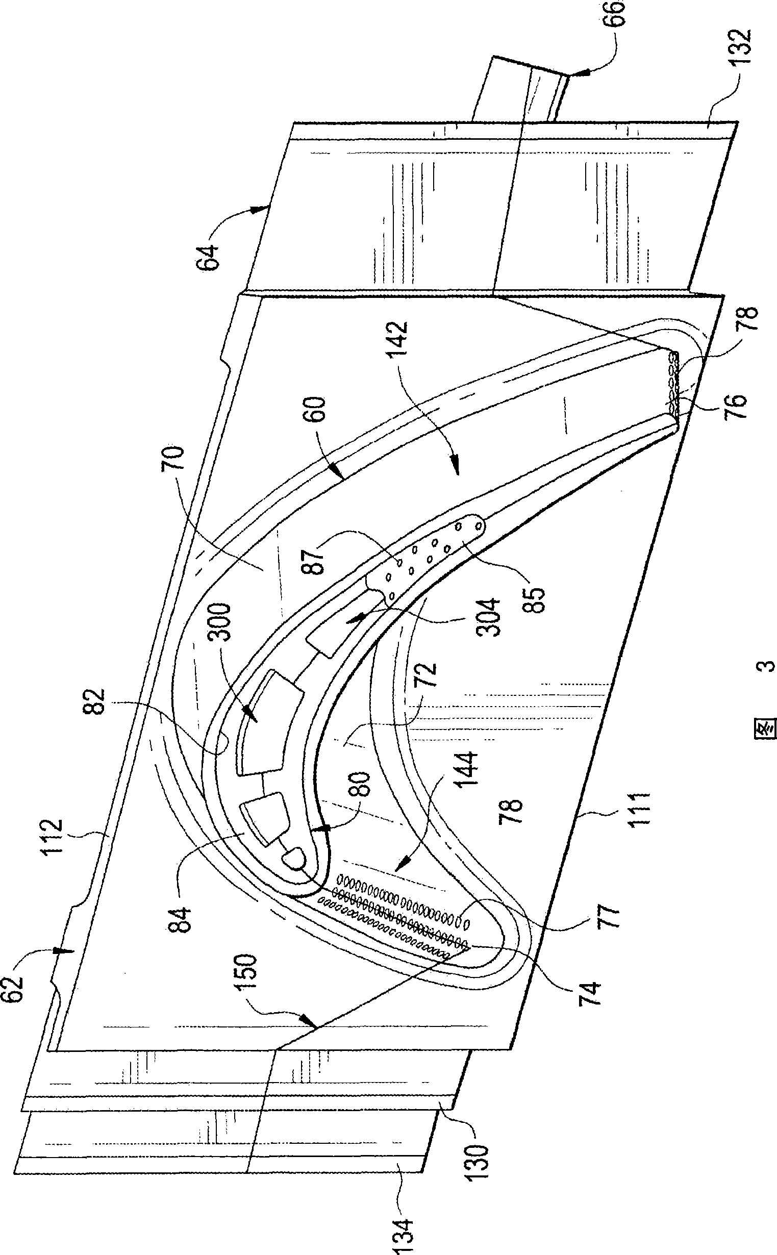 Multi-part cast turbine engine component having an internal cooling channel and method of forming the same