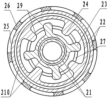 Washing machine motor with silent function