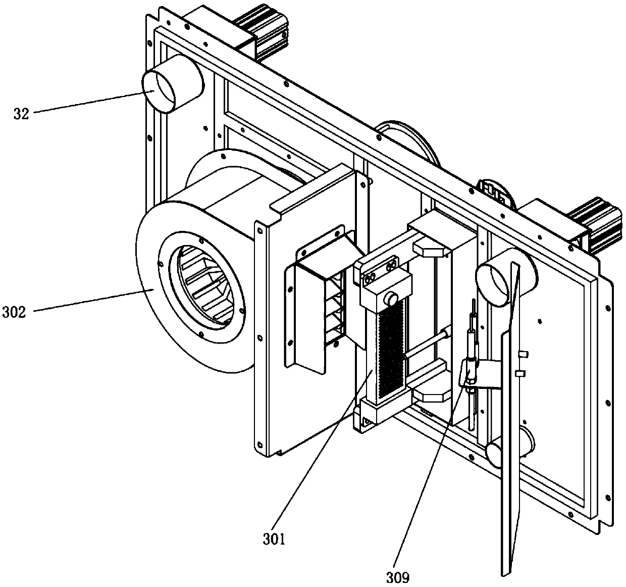 Low-temperature curing equipment and control method thereof