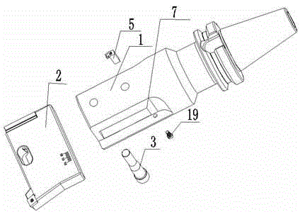 An adjustable single-edged boring tool