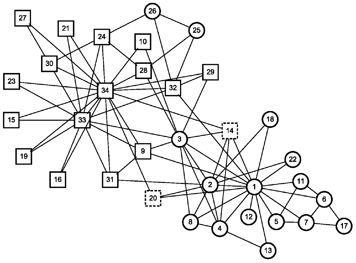 Large-scale complex network community discovery method based on local neighbor information and application